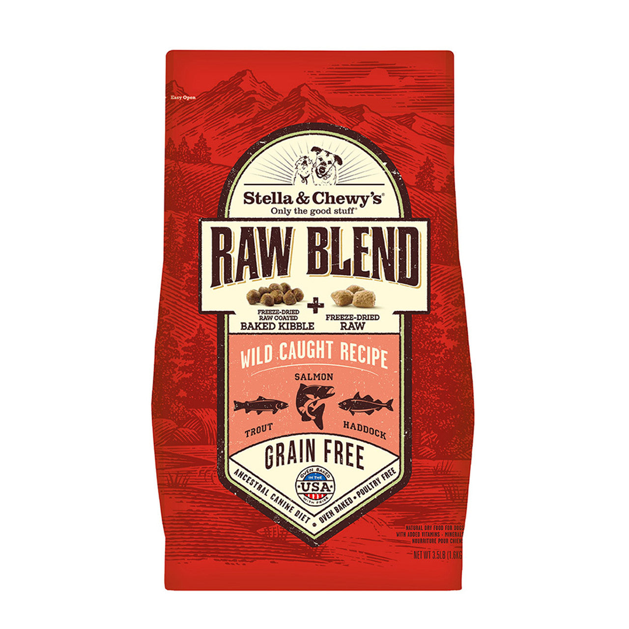 Stella & Chewy's Raw Blend Cage-Free Recipe Dry Dog Food 22lb