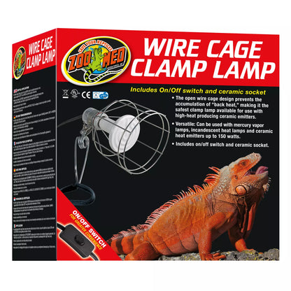 Zoo Med Wire Cage Clamp Reptile Lamp