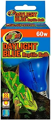 Tropical UV-B & Heat Lighting Kit Mini Combo Deep Dome, 60w Blue Basking Bulb, & 5.0 13w UV-B