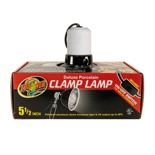 Zoo Med Reptile Deluxe Porcelain Clamp Lamp - 5.5 in