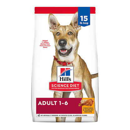 Hill's® Science Diet® Adult Dry Dog Food - Chicken & Barley 15lb