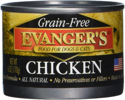 Evanger's Grain-Free Sweet Potato Canned Dog & Cat Food Supplement - 24, 6 oz cans