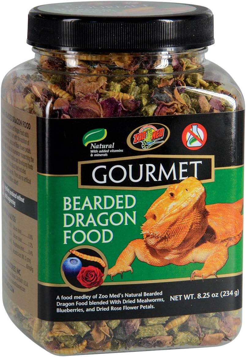 Zoo Med Gourmet Bearded Dragon Food, 8.25 oz