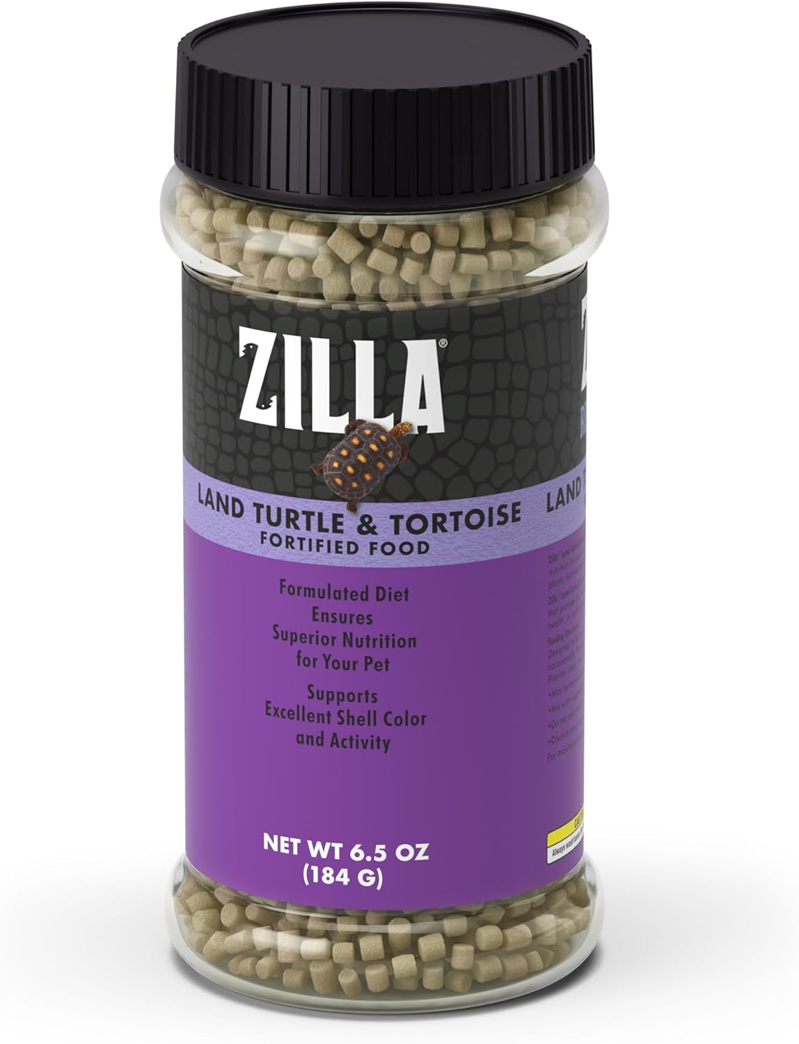 Zilla Land Turtle and Tortoise Extruded Food Pellets 6.5 Ounces