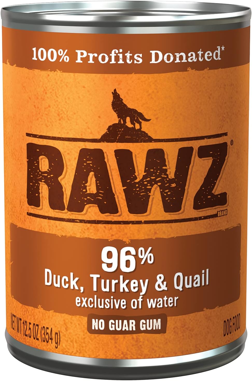 Rawz 96% Meat Canned Wet Food for Dogs 12 Pack/ 12.5 oz. Cans