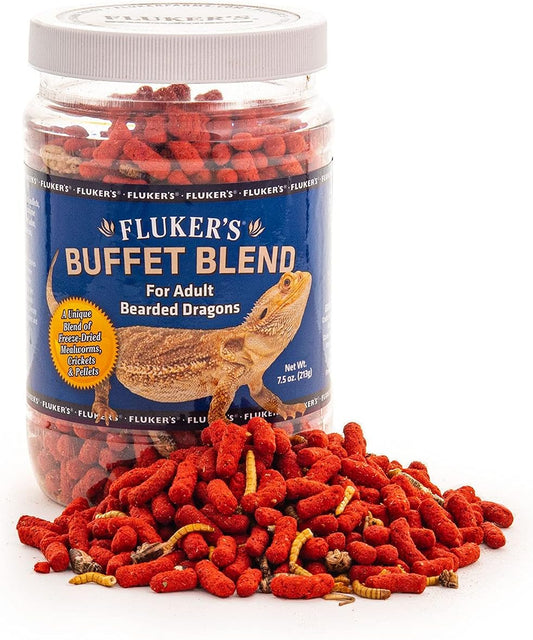 Fluker's Buffet Blend Adult Formula Bearded Dragon Formula, 7.5oz