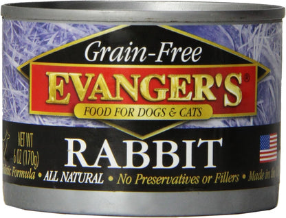 Evanger's Grain-Free Sweet Potato Canned Dog & Cat Food Supplement - 24, 6 oz cans