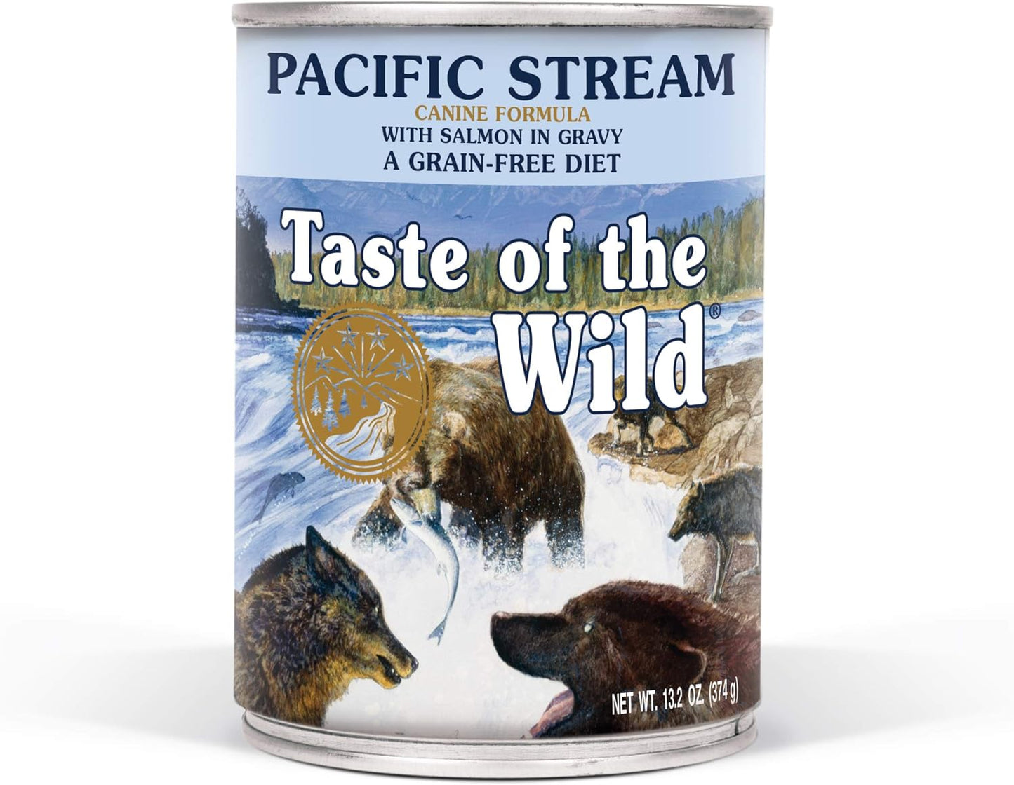 Taste of the Wild Wetlands Grain-Free Fowl in Gravy Canned Dog Food, 13.2-oz, case of 12