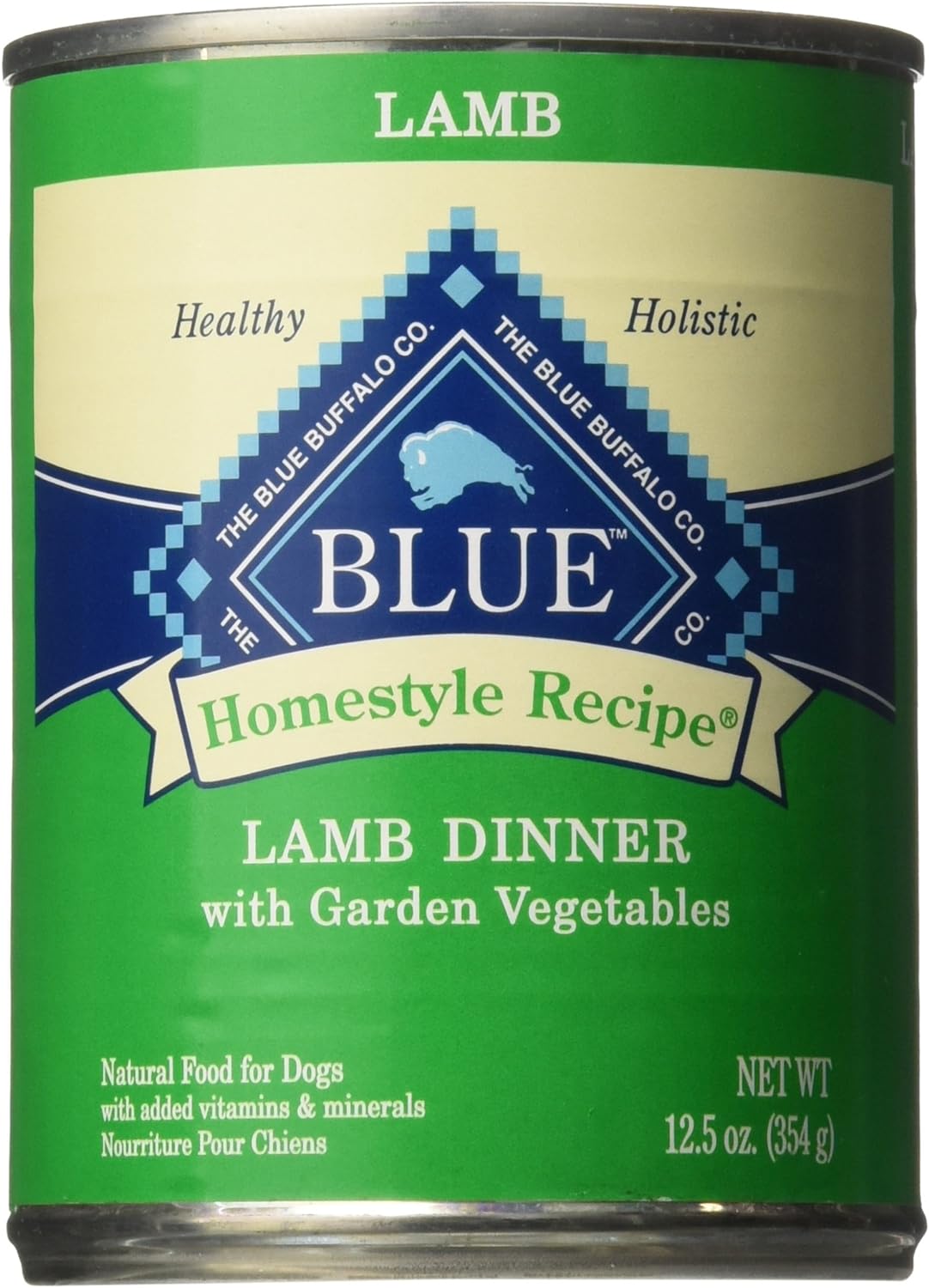 Blue Buffalo Homestyle Recipe Chicken Dinner with Garden Vegetables & Brown Rice Canned Dog Food, 12.5oz