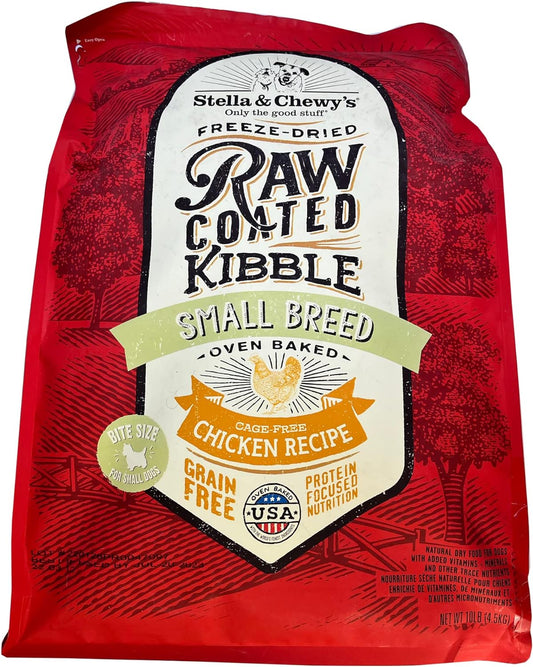 Stella & Chewy's Raw Coated Small Breed Chicken Recipe Dog Food 10lb