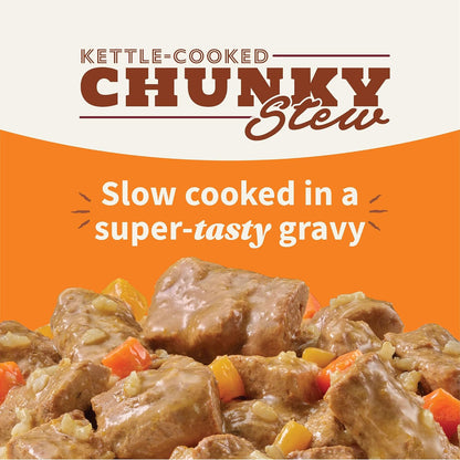 Halo Elevate Kettle Cooked Chunky Healthy Grains Chicken Stew with Carrots, Pumpkin & Brown Rice Wet Dog Food, 12.7-oz can, case of 12