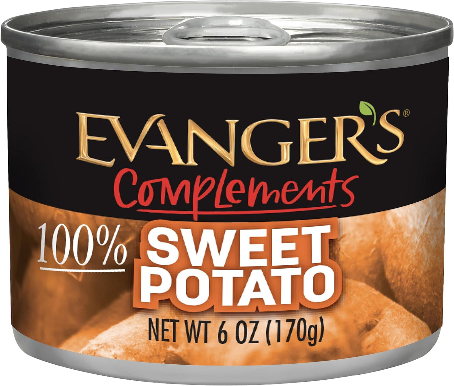 Evanger's Grain-Free Sweet Potato Canned Dog & Cat Food Supplement - 24, 6 oz cans