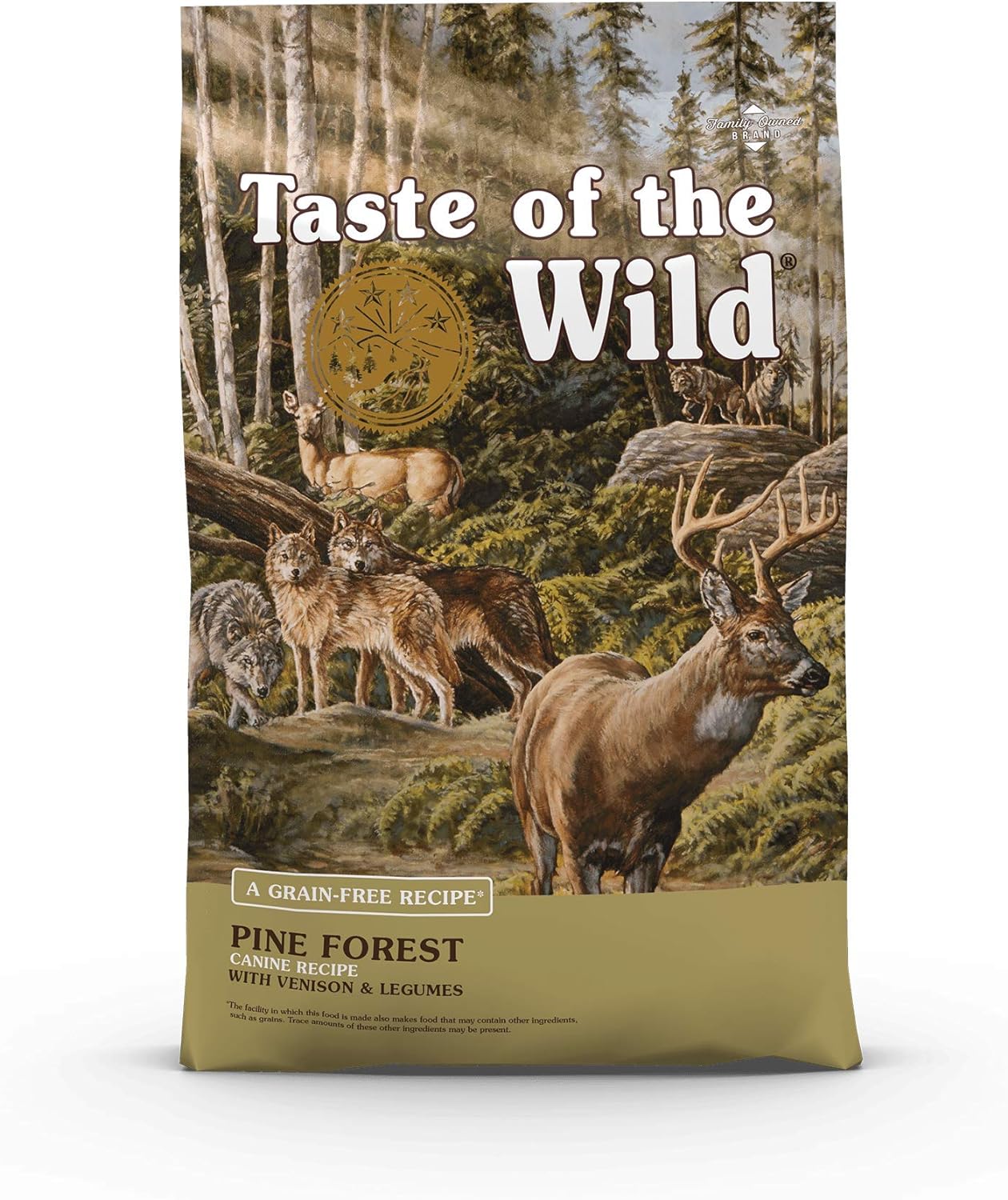 Taste of the Wild Pacific Stream Grain-Free Dry Dog Food with Smoke-Flavored Salmon 28lbs