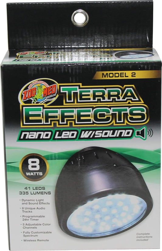 ZOO MED LABORATORIES INC Terra Effects Nano Led W/sound NANO 8W