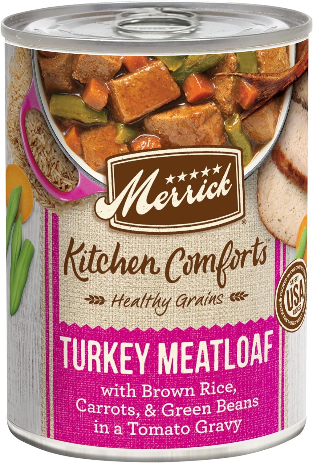 Merrick Kitchen Comforts Lamb & Rice Wet Dog Food, 12.7-oz can, case of 12