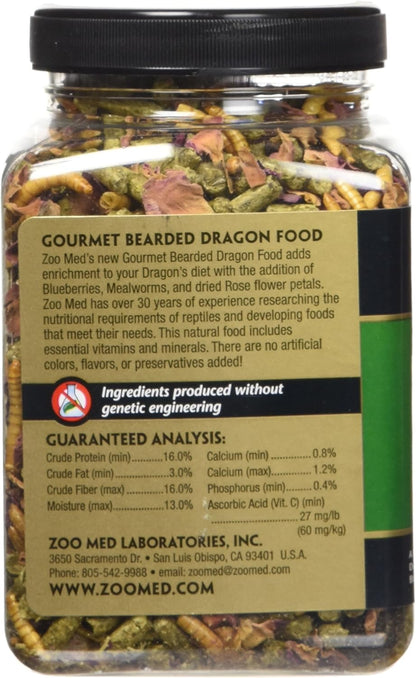 Zoo Med Gourmet Bearded Dragon Food, 8.25 oz