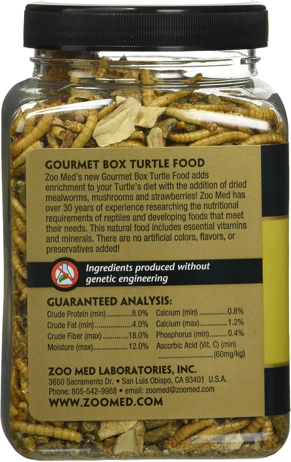 Gourmet Box Turtle Food Net Wt 8.25oz