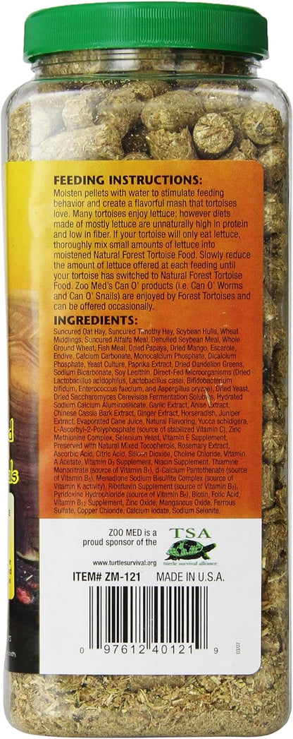 Zoo Med Natural Tortoise Food, 15-Ounce, Forest