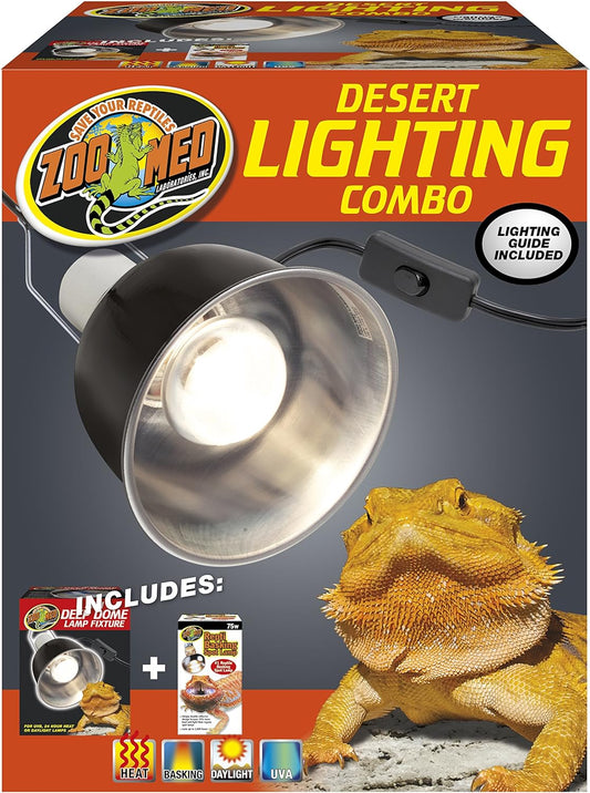 Zoo Med Desert Lighting Combo Pack, 75 Watts