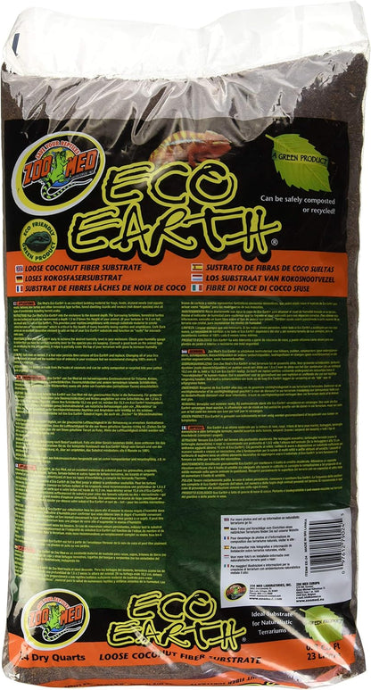 Zoo Med Eco Earth Loose Coconut Fiber Substrate, 24 qts.