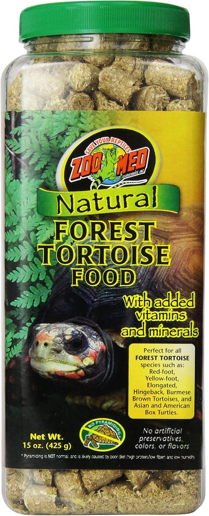 Zoo Med Natural Tortoise Food, 15-Ounce, Forest