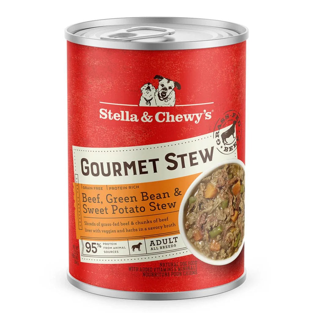 STELLA & CHEWY'S GOURMET BEEF & GREEN BEAN STEW CANNED DOG FOOD