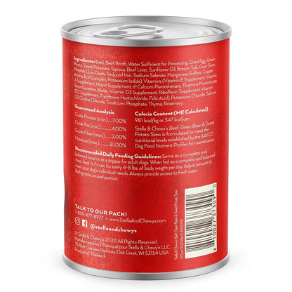 STELLA & CHEWY'S GOURMET BEEF & GREEN BEAN STEW CANNED DOG FOOD