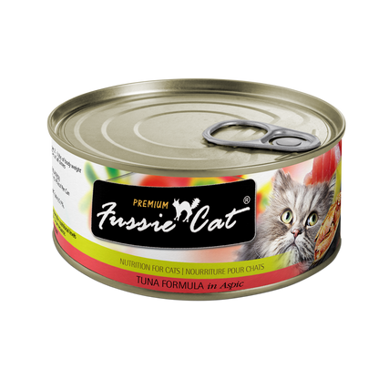 Fussie Cat Premium Formula in Aspic Grain-Free Wet Cat Food