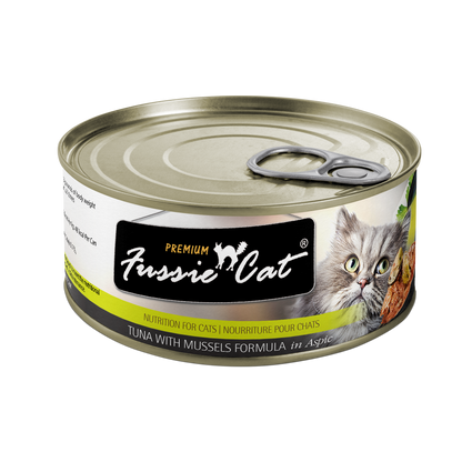 Fussie Cat Premium Formula in Aspic Grain-Free Wet Cat Food