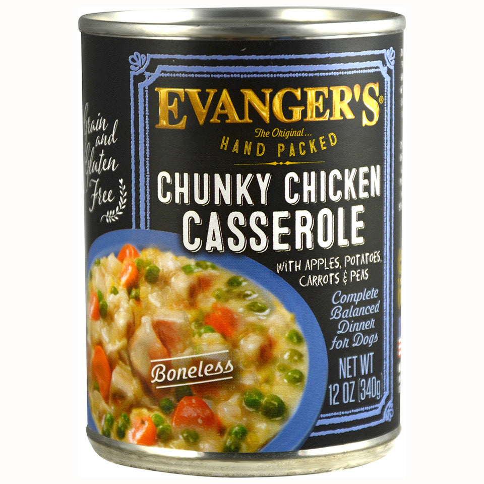 Evanger's Roasted Chicken Drumette Canned Dog Food 13.2 oz cans/case of 12