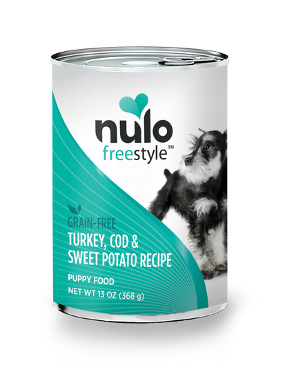 Nulo Freestyle Turkey, Cod & Sweet Potato Recipe Grain-Free Puppy Canned Dog Food