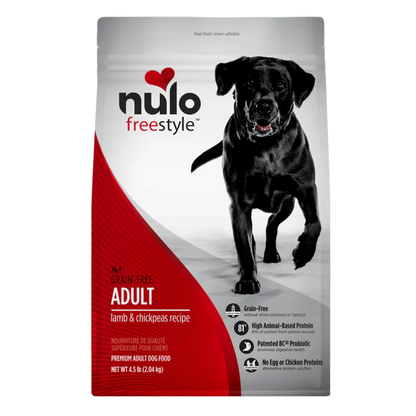 Nulo Adult Grain Free Dog Food: All Natural Dry Pet Food For Large And Small Breed Dogs (Turkey, 4.5Lb)