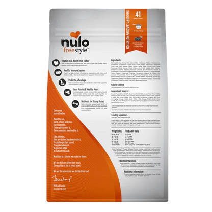 Nulo Adult Grain Free Dog Food: All Natural Dry Pet Food For Large And Small Breed Dogs (Turkey, 4.5Lb)