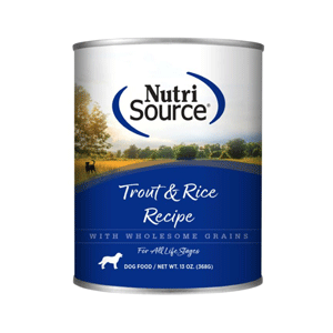 Nutri Source Tuffy'S Pet Food 131300 Tuffy Nutrisource 12-Pack Chicken And Rice Canned Food For Dogs, 13-Ounce