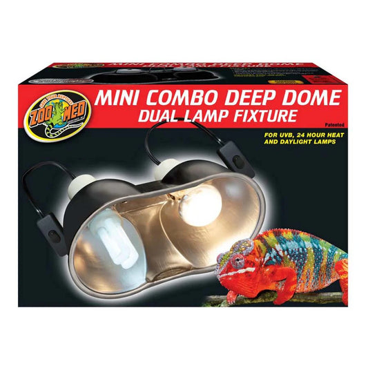 Zoo Med Mini Combo Deep Dome Reptile Lamp Fixture